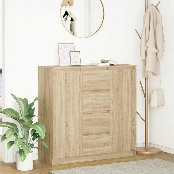 vidaXL Sideboard mit Schubladen Sonoma-Eiche 100,5x35x98,5 cm, 3328455