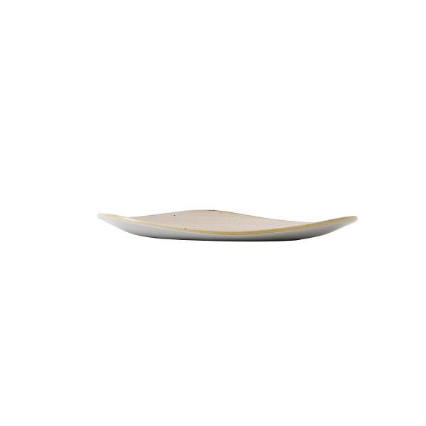 Churchill Stonecast Dreieckiger Teller, Muskatcreme, 229 mm, VE: 12 Stück, GR940