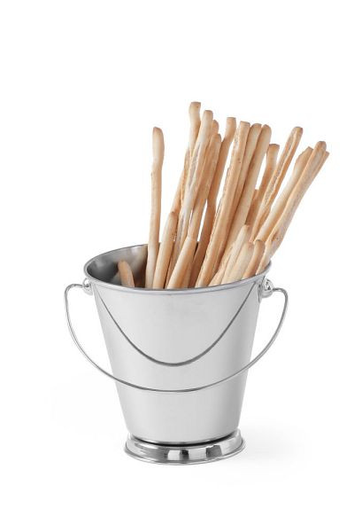 Hendi Miniatur Snack Eimer, ØxH: 125x127 mm, Edelstahl, 426371