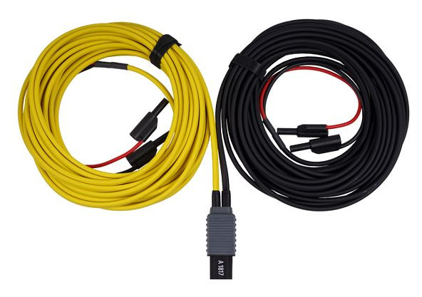 Metrel Zweiadrige Doppelprüfleitungen (X0-X1) mit Bananenanschluss zur Verwendung mit verschiedenen Kelvin-Zangen, 10 m, A 1817 10M, 20993467