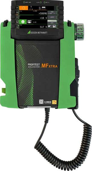Gossen Metrawatt Mess- und Prüfgerät zur Prüfung der Wirksamkeit von Schutzmaßnahmen, PROFiTEST MF XTRA - LEMONGREEN, M535T