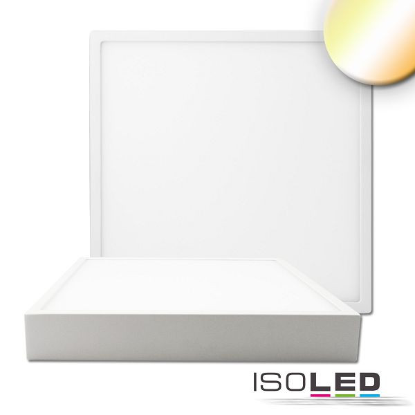 ISOLED LED Deckenleuchte PRO weiß, 30W, eckig, 300x300mm, ColorSwitch 2700/3000/4000K, dimmbar, 114679