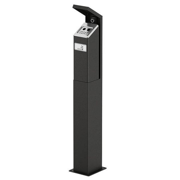Stein HGS Standascher -City 550-, RAL 9006 weißaluminium, 36691
