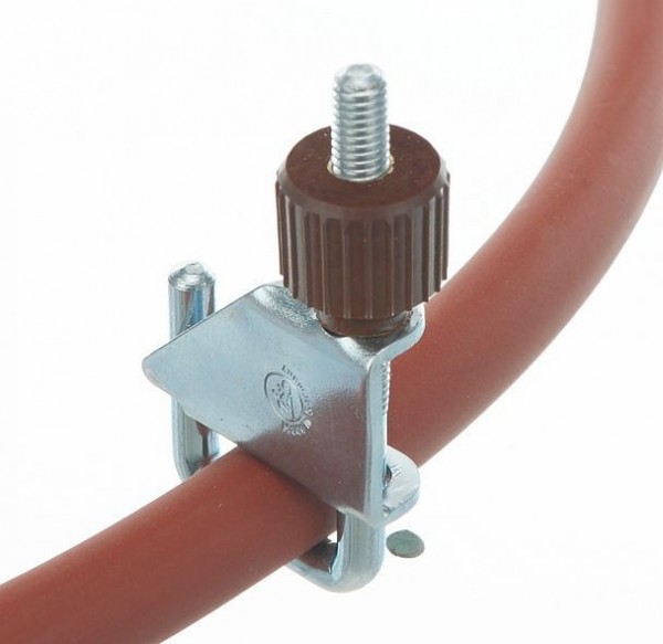 Bochem WILO-Quetschhahn, verzinkt, D=10mm, Plastikschraube, 12120