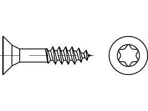 ART 89098 Spanplattenschrauben Seko CE A 2 6 x 160 -T25 Teilgewinde A 2 VE=S (100 Stück)