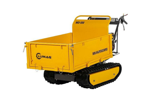 LUMAG Mini-Dumper mit Kettenantrieb 4,8 kW 6,5 PS, MD 500