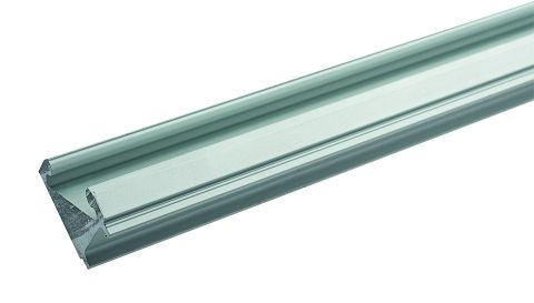 rutec Aluminiumprofil LED Eck 45° Profi 22/22E 2 Meter eloxiert, 68455