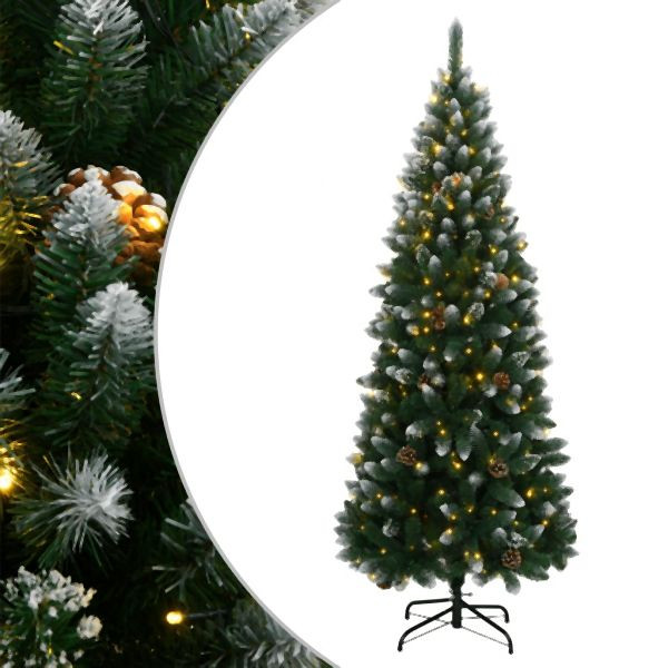 vidaXL Künstlicher Weihnachtsbaum 150 LEDs 120 cm, 3315748