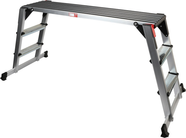 KS Tools Aluminium-Sicherheits-Laufbühne, L1650xB380xH730mm, 800.0985