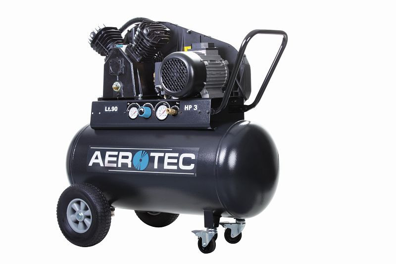 AEROTEC Druckluft Kolbenkompressor ölgeschmiert, 500-90 TECH, 2013240
