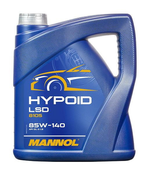 MANNOL Getriebeöl 8105 Hypoid LSD 85W-140 GL-5, VE: 4 l, MN8105-4