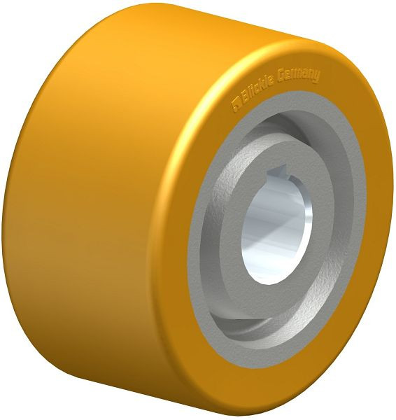 Blickle GTHN 75/20H7 Rad aus Blickle Extrathane®, Hellbraun, 459792