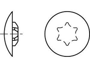 ART 89012 Kappen für SPAX-RA Flach-SEKO weiss Kunstst VE=S (500 Stück)