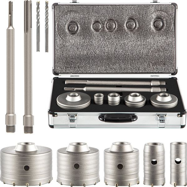 VEVOR Beton-Lochsägen-Set, Zementbohrer, 30–100 mm SDS Plus- oder SDS Max-Schaft, HNTKJTZYCJBD99DF2V0