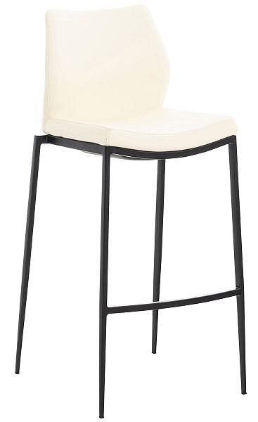 CLP Barhocker Matola Kunstleder schwarz, creme, 315242