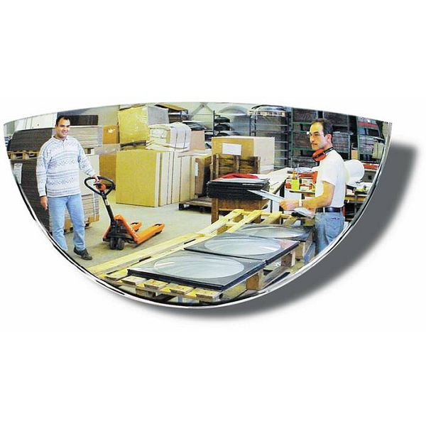 Stein HGS Spiegel Vumax® für Gabelstapler, 258x128x39mm /Polymir®, 3 Jahre Garantie, auf die Funktion (Spiegelglas, Rahmen,Halterung)/Montage hinten, 32848