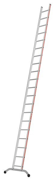 HYMER Sprossenanlegeleiter, 20 Sprossen, Länge 5,80 m, 601120