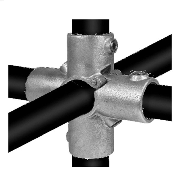 Stein HGS Kreuzstück 4-fach offen klappbar, aus Temperguss, VE: 10 Stück, 62539.0001