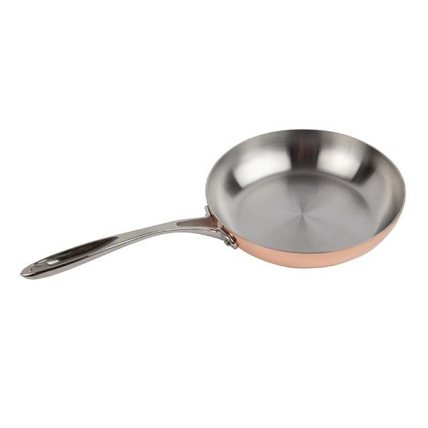 Vogue Tri-Wall Kupfer Bratpfanne 24cm, gleichmäßige Wärmeverteilung, CM679