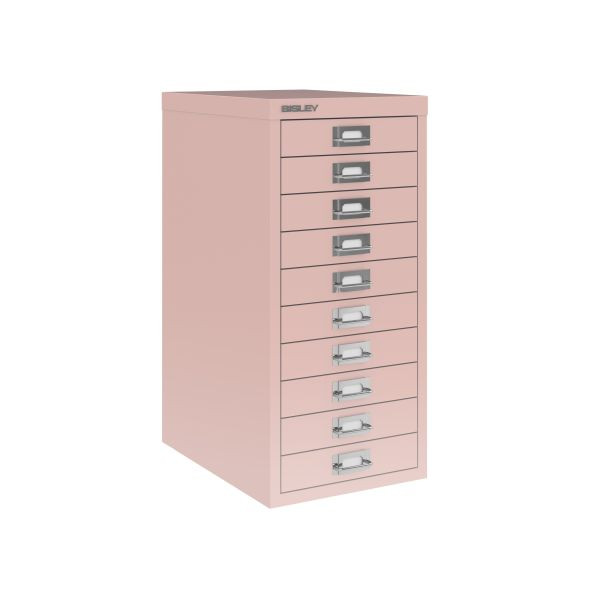 Bisley Home MultiDrawer, 29er Serie, DIN A4, 10 Schubladen, Farbe pastellpink, L2910620