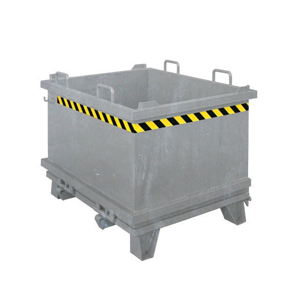 Eichinger Industrie Klappbodenbehälter, 1000 kg, 500 Liter feuerverzinkt, 20320800002000