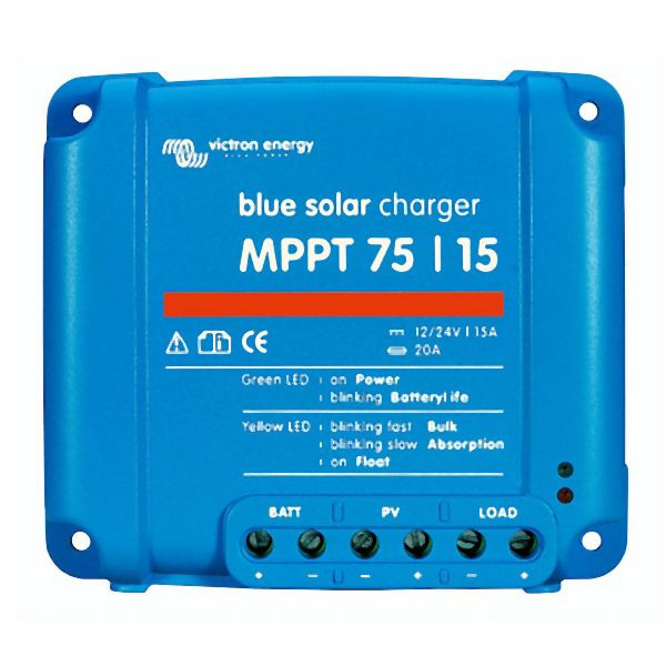 Victron Energy BlueSolar MPPT Laderegler 75/15 12V 24V 15A, 1-67-008520