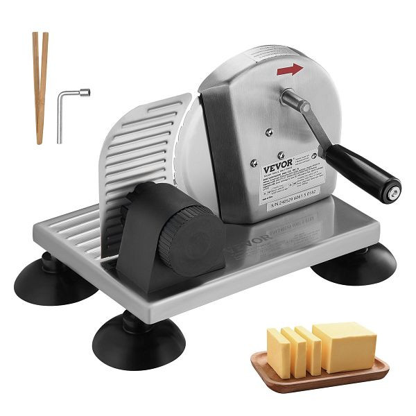 VEVOR Manuelle Brotschneidemaschine Käse-/Butterschneidemaschine Küche 0-15cm, SDMBQPJ75INC4T7C3V0