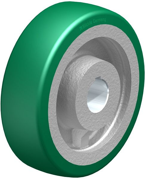 Blickle GSTN 160/30H7 Rad aus Blickle Softhane®, Grün, 754397
