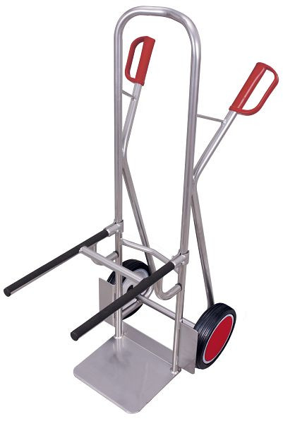 VARIOfit Aluminium Stuhlkarre, Außenmaße: 570 x 795 x 1.305 mm, Radsatz: Vollgummibereifung auf Spezialfelge, ap-710.059