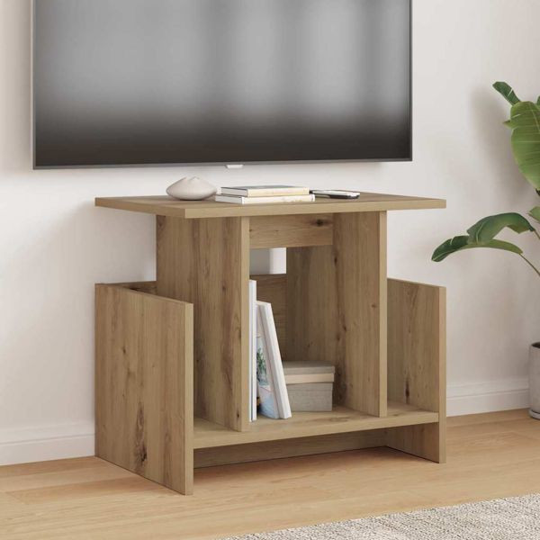 vidaXL TV-Ständer 2 pcs Artisan-Eiche 50 x 35 x 45 cm Holzwerkstoff, 891015