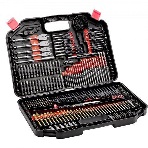 VEVOR 246-teiliges Bohr- und Schrauberbit-Set, für Holz, Metall, Zement, inkl. Tragkoffer, CJZHQZTZ246PK9I75V0