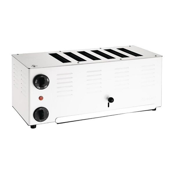 Rowlett Regent Toaster weiß - 6 Schlitze mit 2 Reserveelementen, CH176