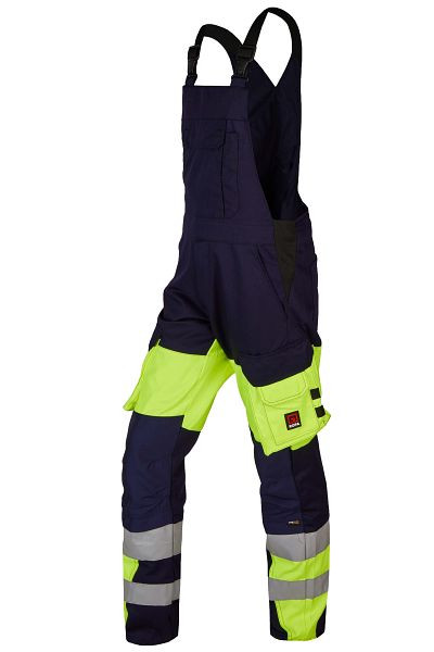 ROFA Latzhose 2500, Größe 26, Farbe 488-marine-leuchtgelb, 5702500-488-26