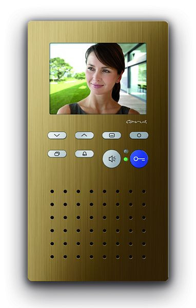 TCS Video Innenstation zum Freisprechen Serie Carus ORIGO, Aufputzmontage bronze, CAI2000-0151