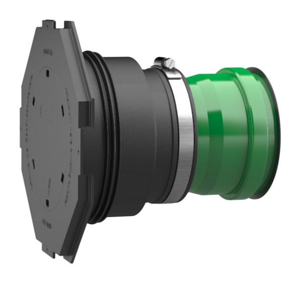 Hauff UNI - Durchführungsmanschette mit Anarbeitungsflansch UDM150/240 KG2000, 3030300206