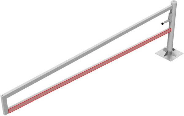 Schake Drehbare Wegesperre, selbsteinrastende Verriegelung 3,50m für Vorhangschloss, 4013_35VP