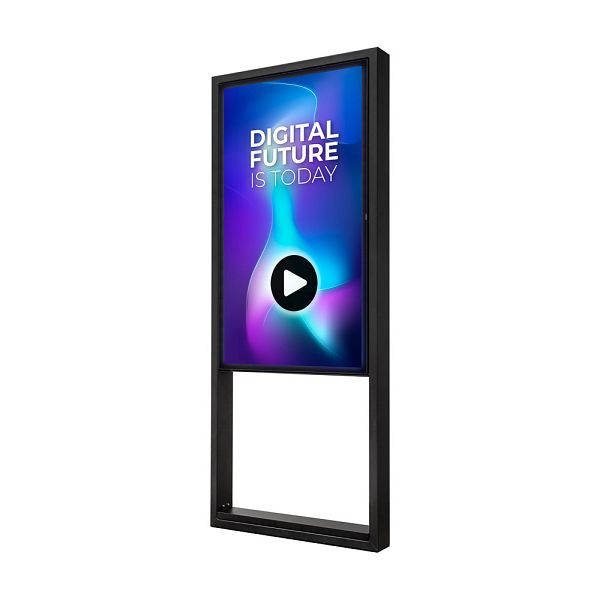 Showdown Displays Digitale Outdoor Stele Design mit 55" Samsung-Bildschirm, DIOTOTEMD55ESF