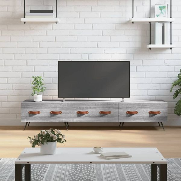vidaXL TV-Schrank Grau Sonoma 150x36x30 cm Holzwerkstoff, 829130