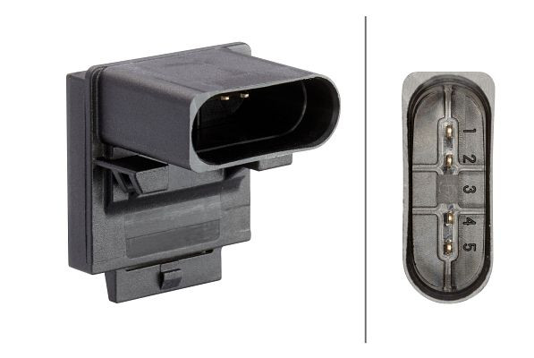 HELLA Schalter, Kupplungsbetätigung (GRA), 4-polig, elektronisch, 6DD 010 966-671