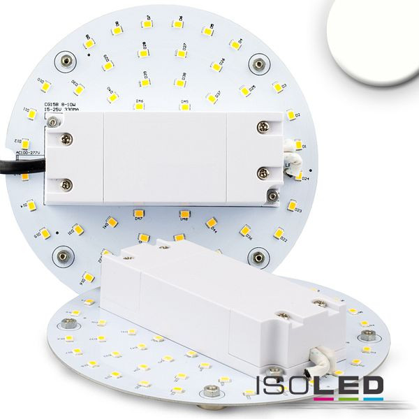 ISOLED LED Umrüstplatine 130mm, 9W, mit Magnet, neutralweiß, 112412