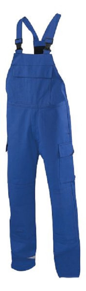 ROFA Latzhose 2162, Größe 48, Farbe 546-kornblau-marine, Gewebe 95, Doppel-Pilot, 952162-546-48