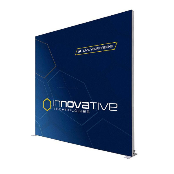 Showdown Displays Brightbox Pro Flex Wand 300 x 300 cm Doppelseitig, BBOXPFD300-300