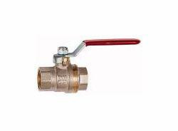 Riegler Kugelhahn mit rotem Stahlhebel, leichte Ausführung, Innen/Innengewinde, 103175