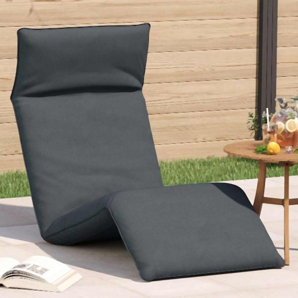 vidaXL Sonnenliege Klappbar Anthrazit 175x54x8,5 cm Oxford-Gewebe, 4019746