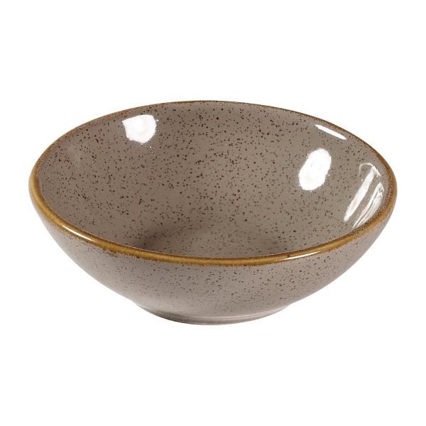 Churchill Stonecast Flache Schalen, Grau, 7 oz, 116 mm (12 Stück), FA581