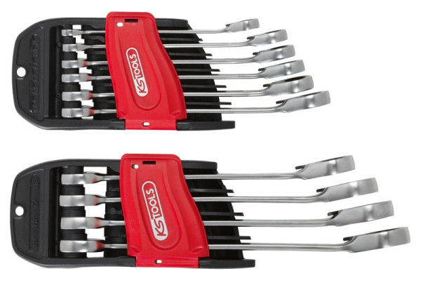 KS Tools DUORatschenringmaulschlüssel-Satz, 10-teilig mit Maulratschenfunktion, umschaltbar, 503.5950