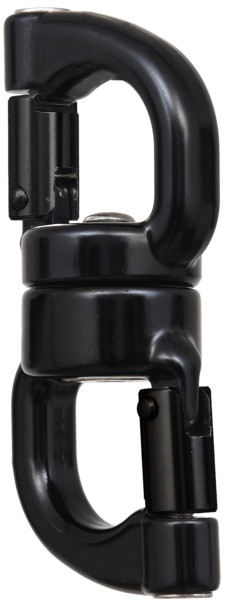 Kratos GIROS 2 Öffnender Drehwirbel aus Aluminium auf Kugellager, Öffnung 12 mm, FA5050012