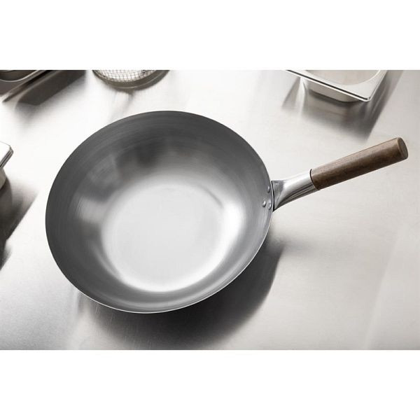 London Wok Wok mit flachem Boden 330 mm Durchmesser, GJ494