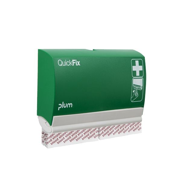 Plum QuickFix Pflasterspender inkl. 2 x 45 Blutstopper Pflastern mit hämostatischem Effekt, 5510