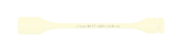 KS Tools 1/2" Torsions-Drehmomentbegrenzer-Stecknuss, 17mmx120Nm, 515.1482